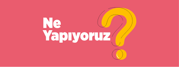 NE YAPIYORUZ?